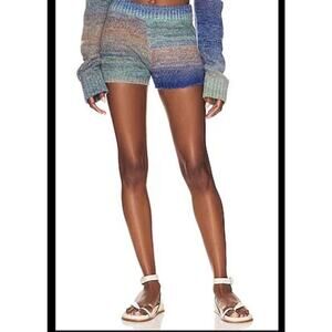 L*Space Zoé Sweater Knit Ombre Shorts Size Medium NWT